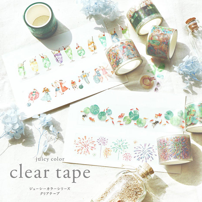 Mind Wave Juicy Color Clear PET Tape - Cream Soda