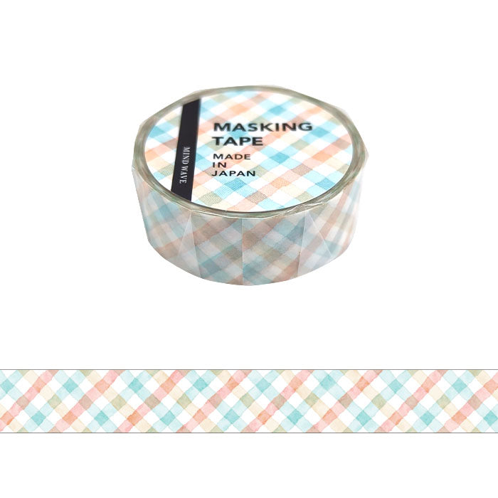 Mind Wave Washi Tape - Check Pattern 6 95391