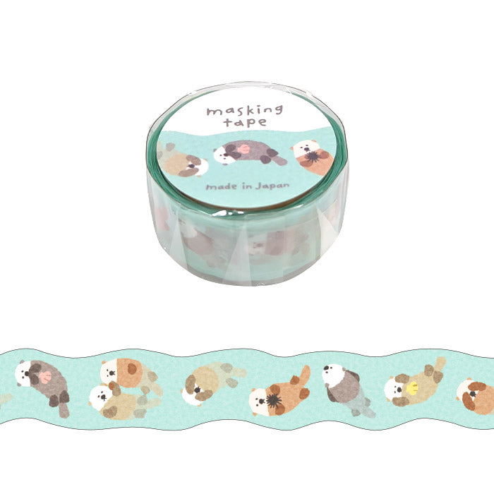 Mind Wave Hokkori Die Cut Washi Tape - Otter 95400