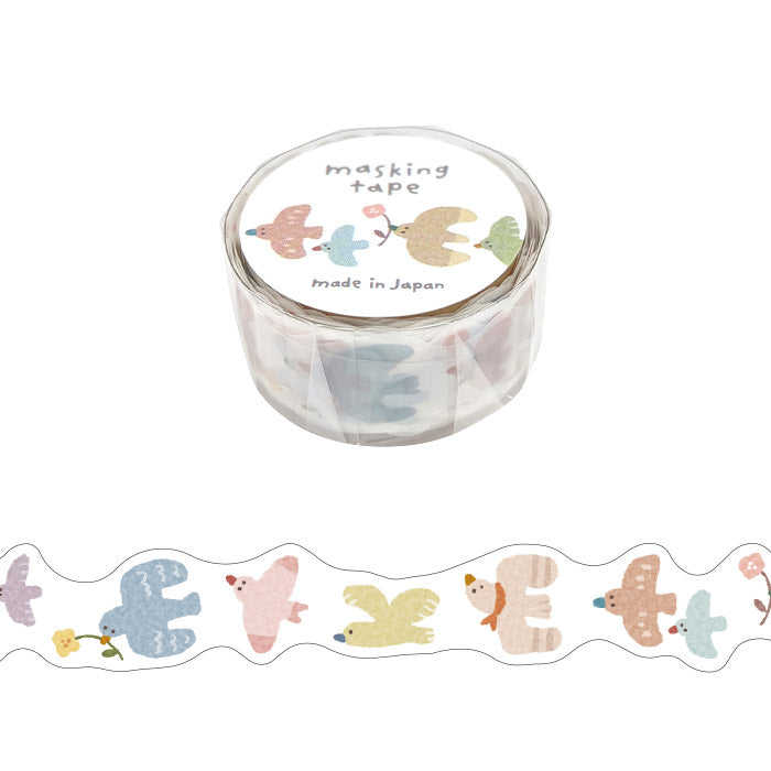 Mind Wave Hokkori Die Cut Washi Tape - Bird 95401