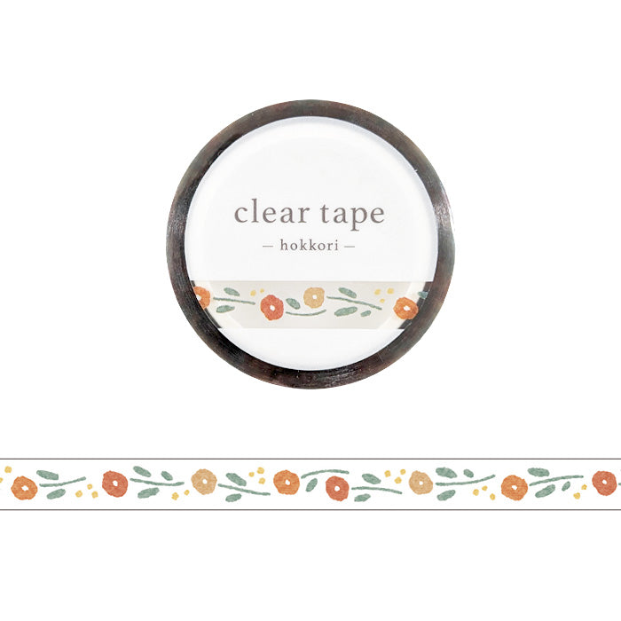 Mind Wave Skinny Clear PET Tape - Hokkori Flower 95408