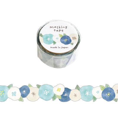 Mind Wave Die Cut Washi Tape - Blue Flower 95441