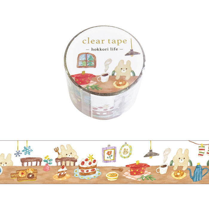 Mind Wave Hokkori Life Gold Foil Clear PET Tape - Home 95450