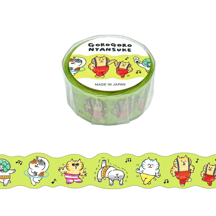 Mind Wave Die Cut Washi Tape - Gorogoro Nyansuke 95495