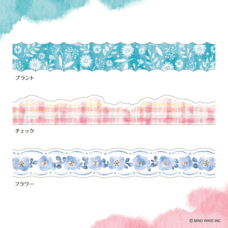 Mind Wave Die Cut Washi Tape - Plants