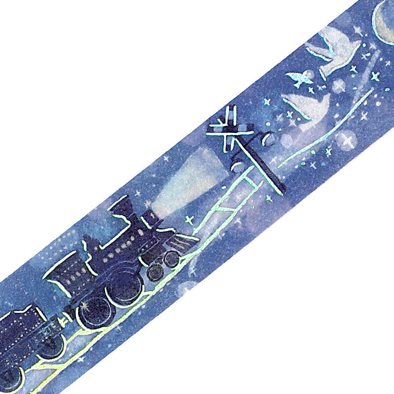 BGM Holographic Foil Washi Tape - Galaxy Train BM-LGCA120