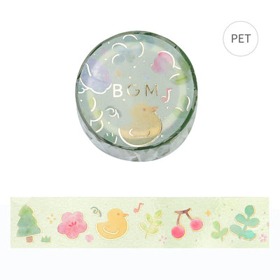 BGM Gold Foil Clear PET Tape - Melody BM-CDG004