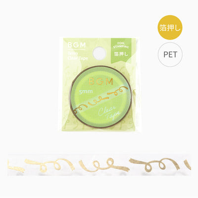 BGM Skinny Foil Clear PET Tape - Ribbon BM-CEG003