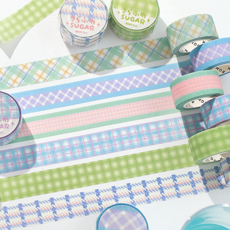 BGM Sparkling Sugar Washi Tape - Blueberry