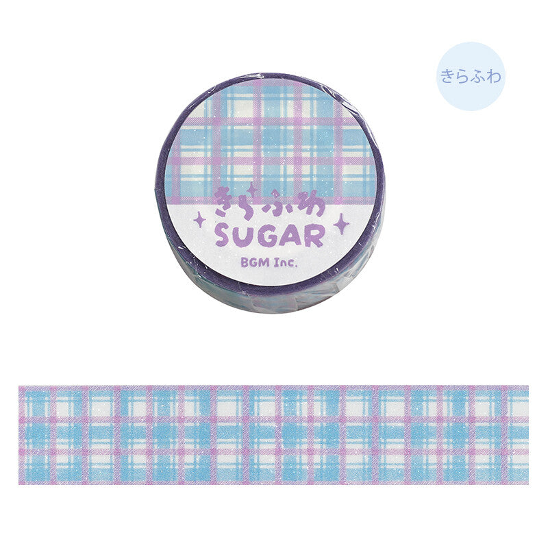 BGM Sparkling Sugar Washi Tape - Blueberry BM-KD001