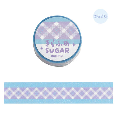 BGM Sparkling Sugar Washi Tape - Lavender BM-KD003