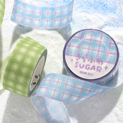 BGM Sparkling Sugar Washi Tape - Green Tea