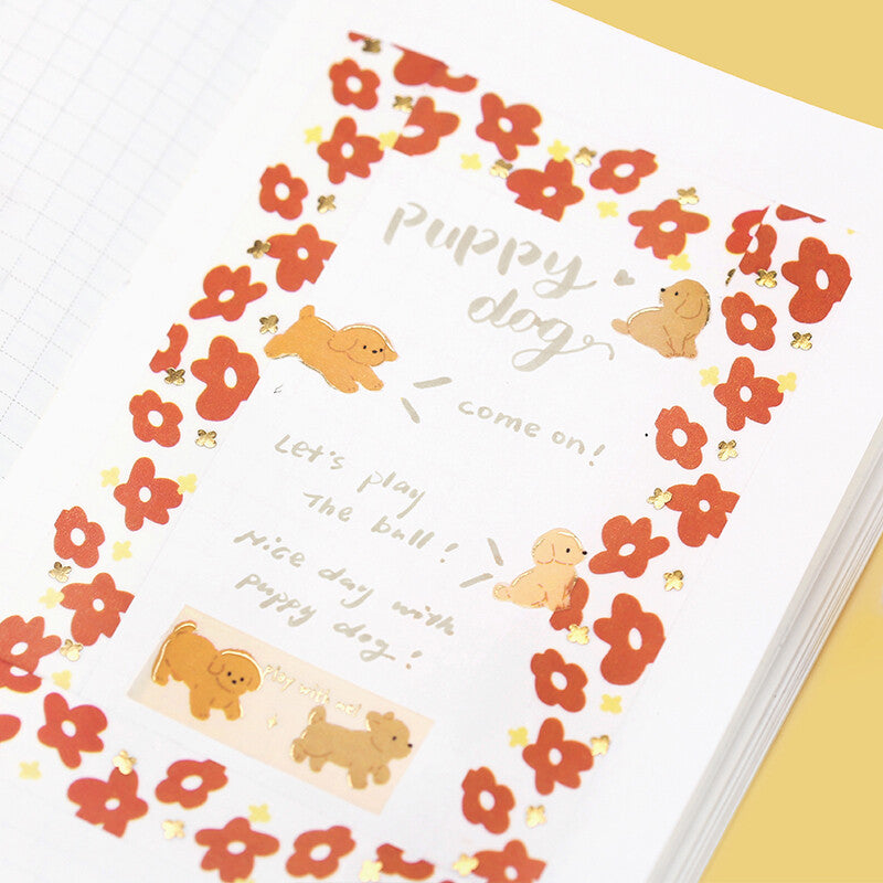 BGM Gold Foil Washi Tape - Blooming