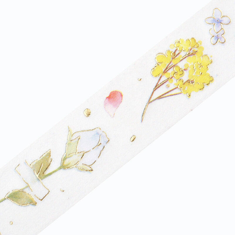 BGM Gold Foil Washi Tape - Flower Poem BM-LGCA119