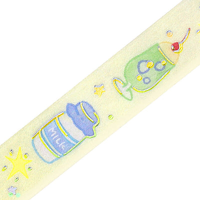 BGM Holographic Foil Washi Tape - Drinks BM-LGCA124