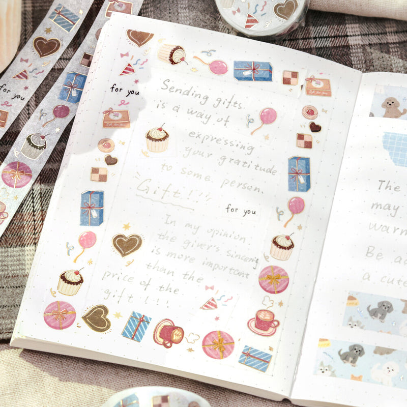 BGM Gold Foil Washi Tape - Gift for You BM-LGCA132