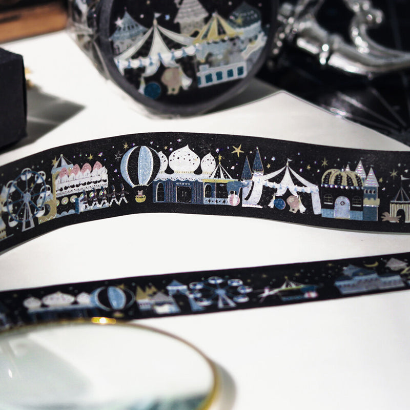 BGM Holographic Foil Washi Tape - Midnight Amusement Park BM-LGCA134