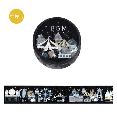 BGM Holographic Foil Washi Tape - Midnight Amusement Park BM-LGCA134