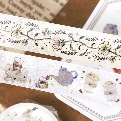 BGM Gold Foil Washi Tape - Enjoy Cafe