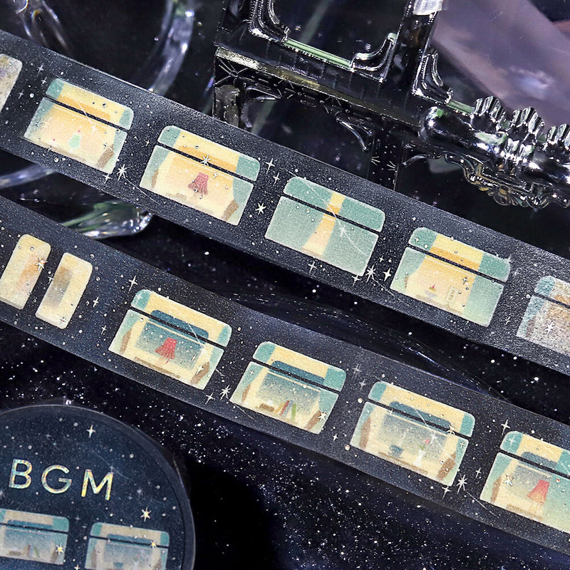 BGM Holographic Foil Washi Tape - Sleeper Train in the Stars BM-LGCA141