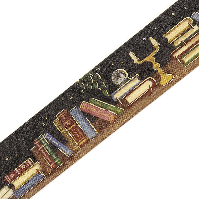BGM Gold Foil Washi Tape - Late Night Bookshelf BM-LGCA143