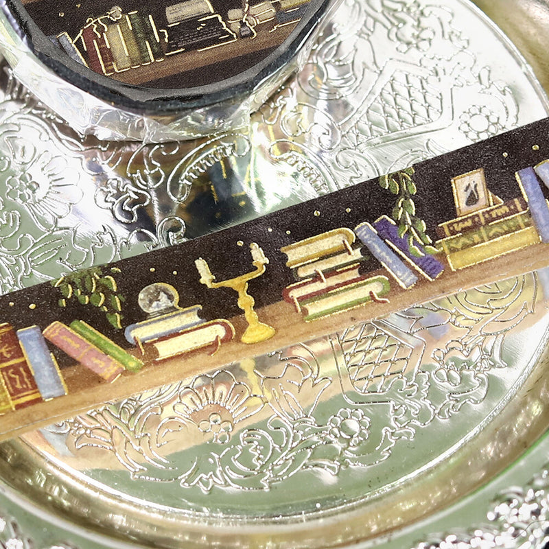 BGM Gold Foil Washi Tape - Late Night Bookshelf BM-LGCA143