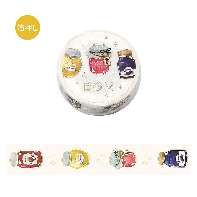 BGM Gold Foil Washi Tape - Fruit Jam BM-LGCA145