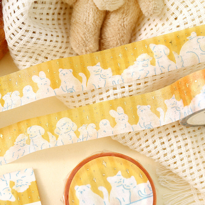BGM Gold Foil Washi Tape - Animals BM-LGCA146