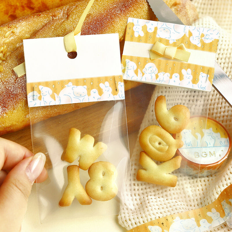 BGM Gold Foil Washi Tape - Animals BM-LGCA146