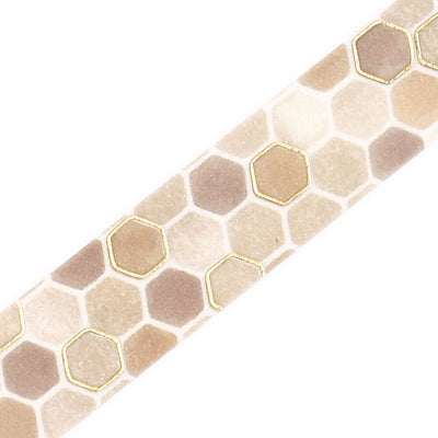 BGM Gold Foil Washi Tape - Honeycomb BM-LGCA149