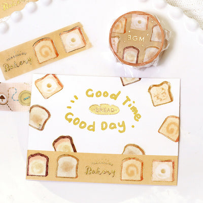 BGM Gold Foil Washi Tape - Everyday Toast BM-LGCD055