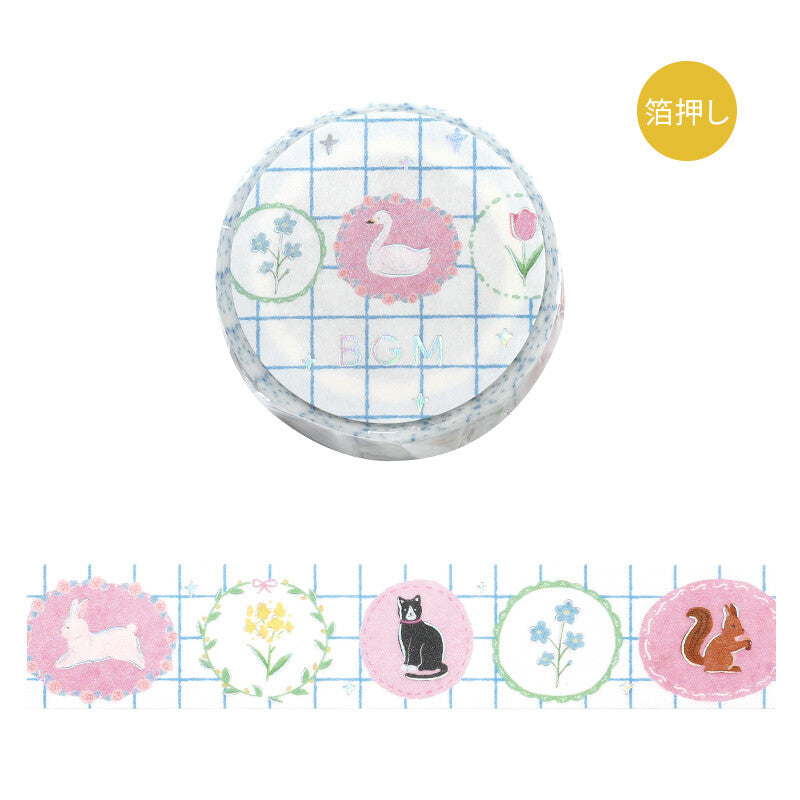 BGM Holographic Foil Washi Tape - Brooch BM-LGCD057