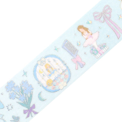 BGM Holographic Foil Washi Tape - Blue Ballerina BM-LGCD060