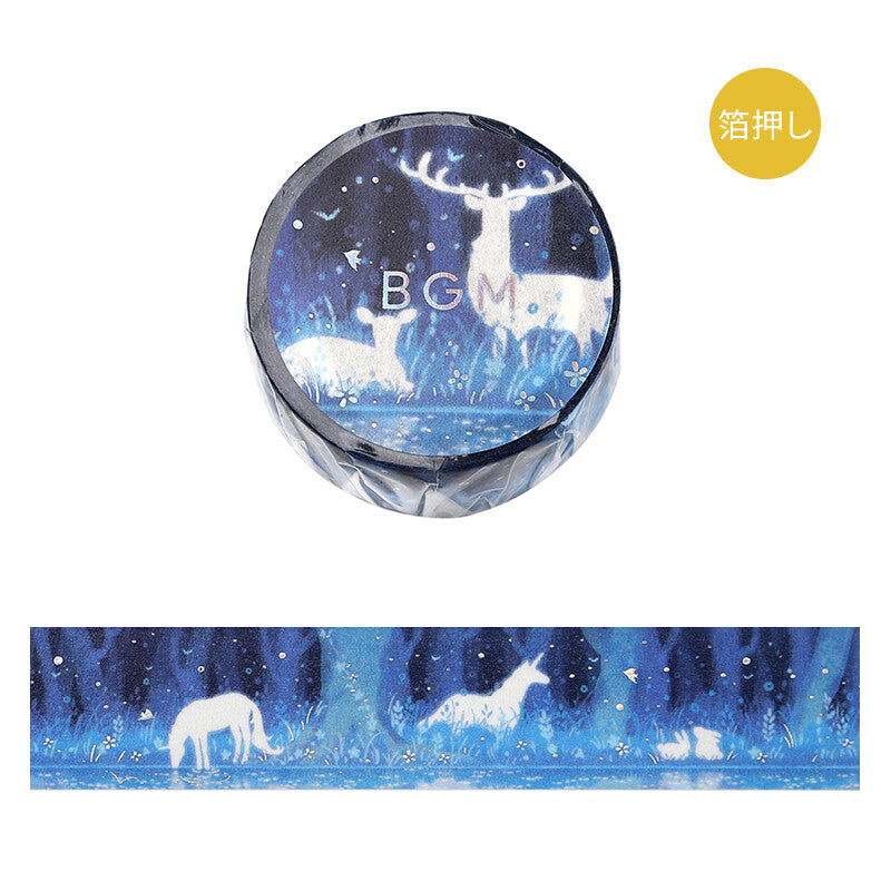 BGM Holographic Foil Washi Tape - Glowing Forest BM-LGCD065