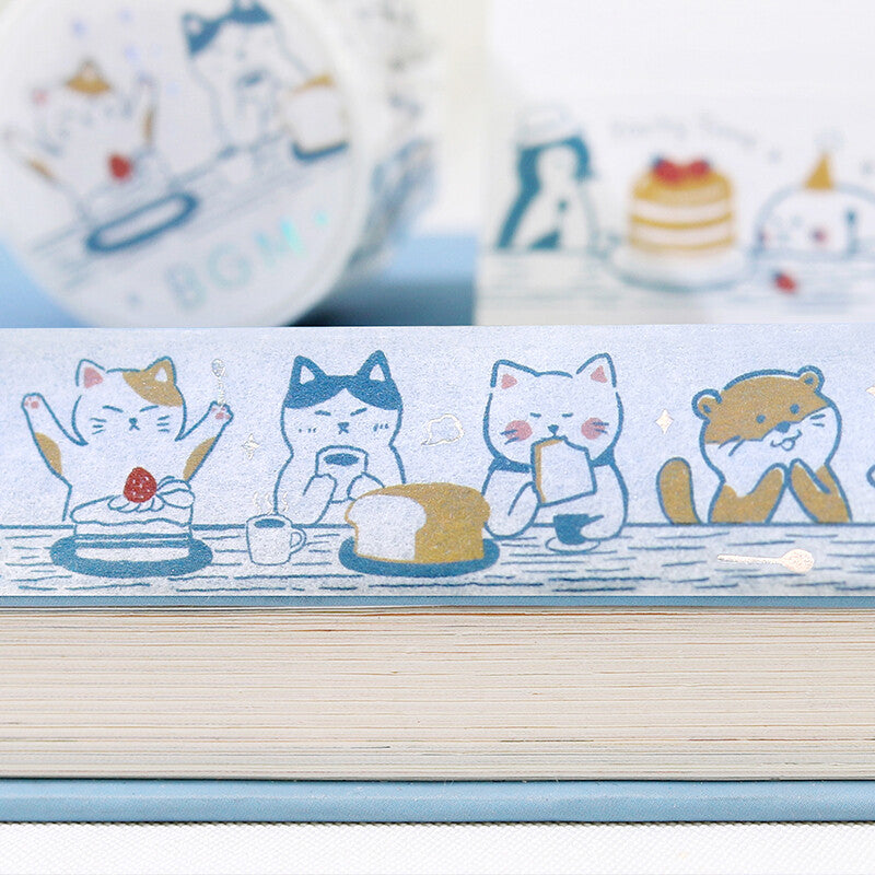 BGM Holographic Foil Washi Tape - Dinner Party