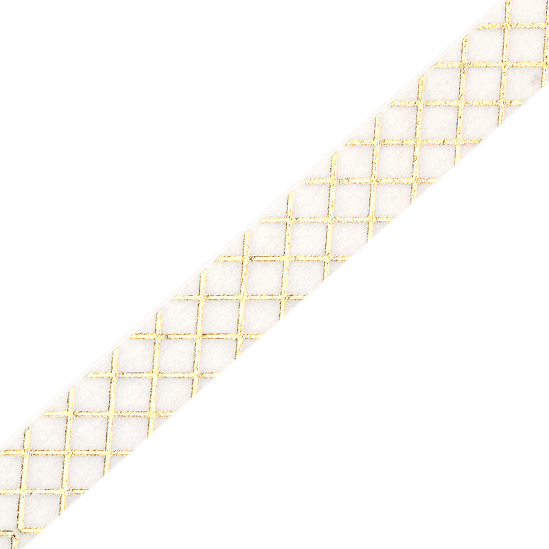 BGM Basic Series Gold Foil Skinny Washi Tape - Waffle BM-LSG158