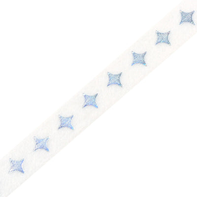 BGM Basic Series Holographic Foil Skinny Washi Tape - Star BM-LSG160