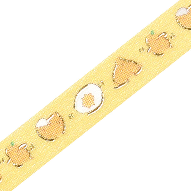 BGM Gold Foil Skinny Washi Tape - Running Chick BM-LSG181