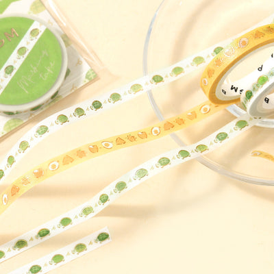 BGM Gold Foil Skinny Washi Tape - Running Chick BM-LSG181