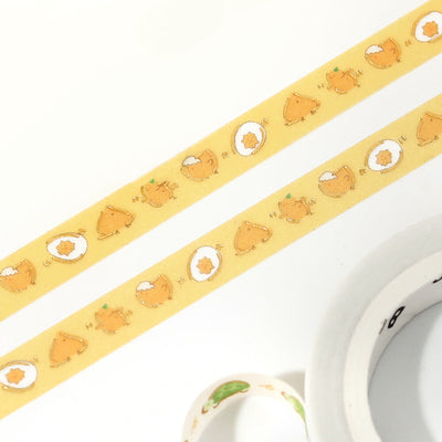 BGM Gold Foil Skinny Washi Tape - Running Chick BM-LSG181