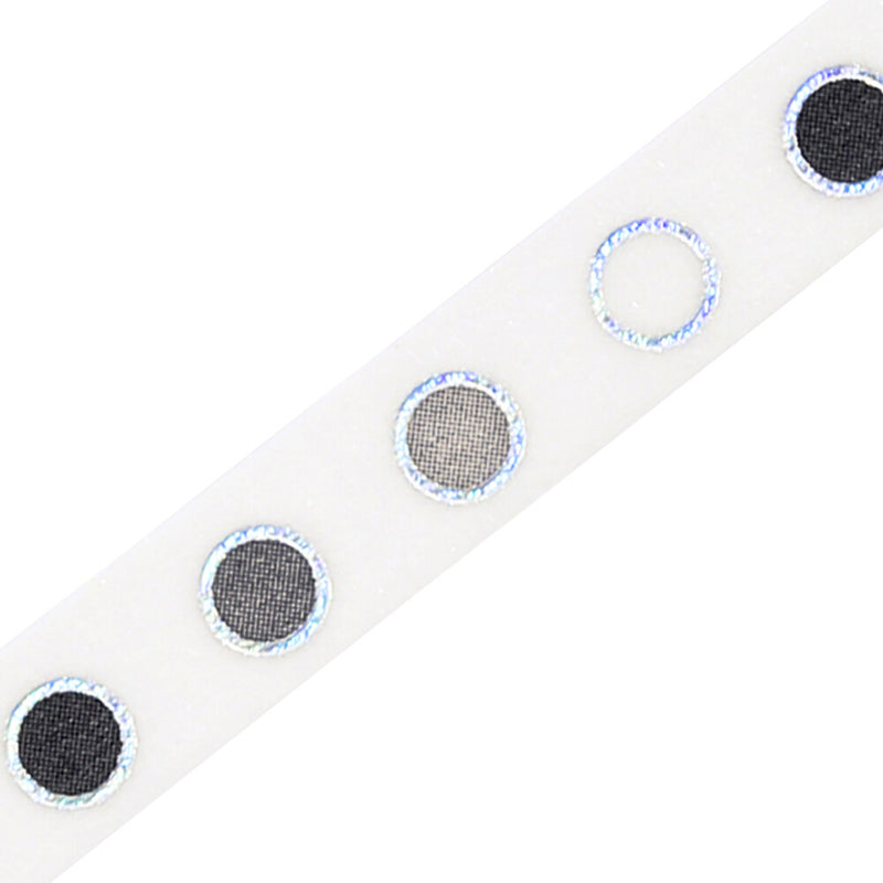 BGM Holographic Foil Skinny Washi Tape - Basic Circle BM-LSG185