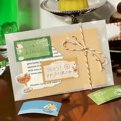 BGM Writable Sticker Roll - Cafe a la mode BM-RB003