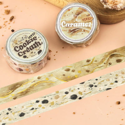 BGM We Love ICE Gold Foil Washi Tape - Caramel BM-SAG032