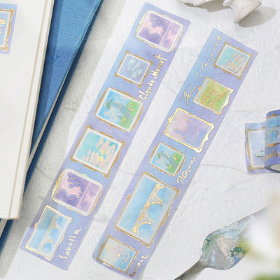 BGM Art Tour Gold Foil Washi Tape - Impression BM-SBG007