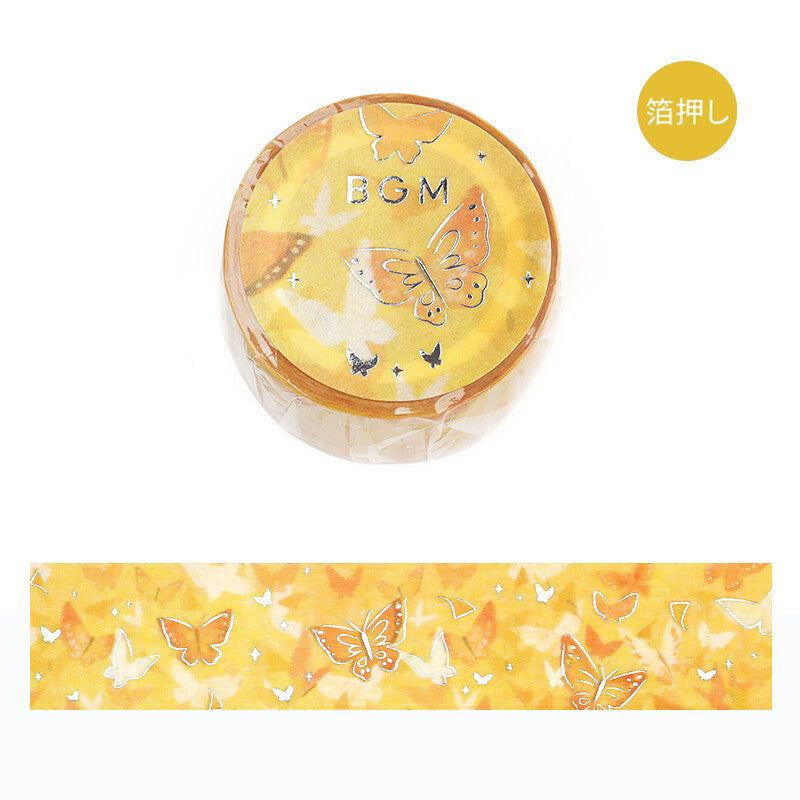 BGM Dreamy Scenery Silver Foil Washi Tape - Butterfly BM-SDG011