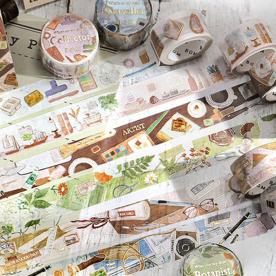 BGM What's on My Desk Gold Foil Washi Tape - Architect