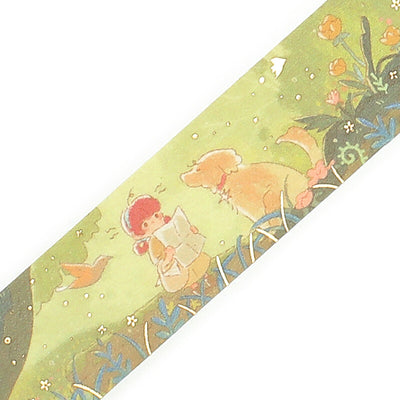 BGM Mysterious Journey Gold Foil Washi Tape - Forest BM-SDG043