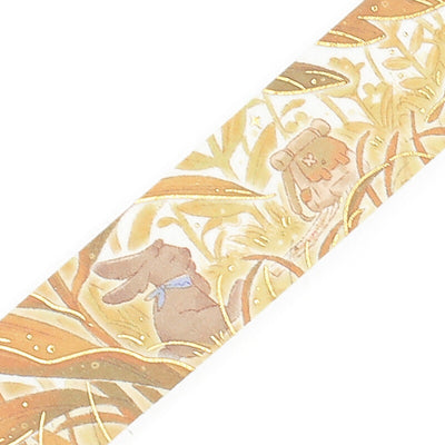 BGM Mysterious Journey Gold Foil Washi Tape - Hide and Seek BM-SDG045