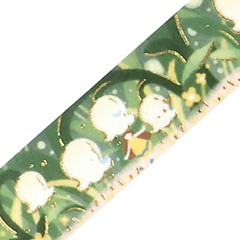 BGM Flower Story Gold Foil Washi Tape - Flower Lights BM-SDG054