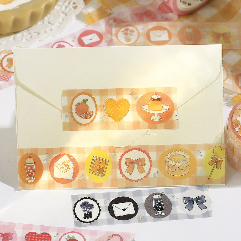 BGM Favorite Color Life Holographic Foil Washi Tape - Yellow